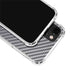 Silver Carbon Fiber Specialty Texture Material iPhone 14 Clear Case